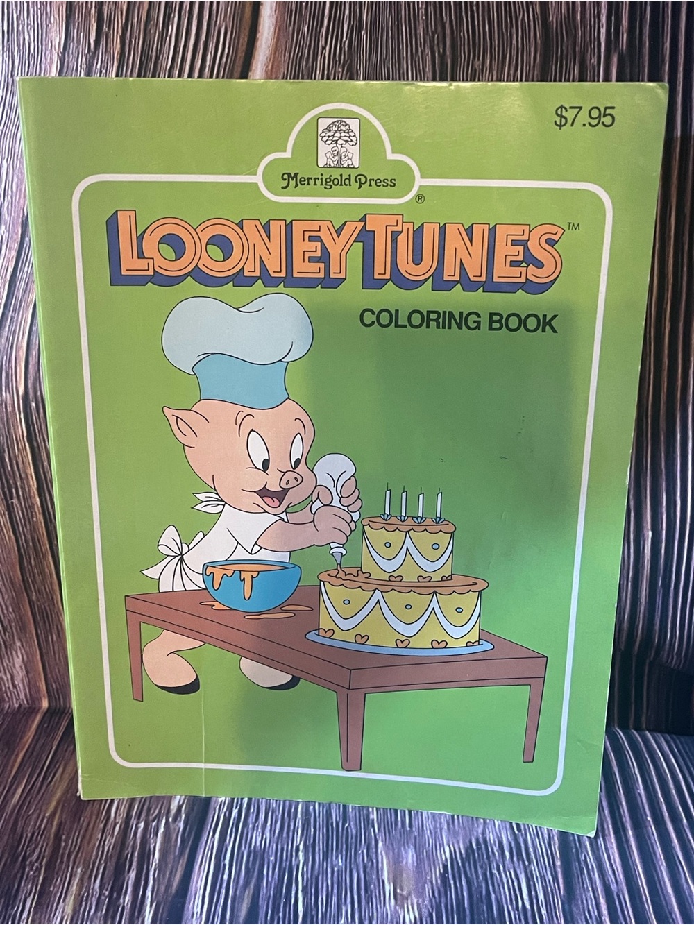 Vintage 1990's Coloring Book - LOONEY TUNES Merrigold Press Yosemite Sam, Marvin